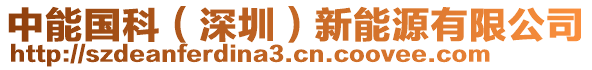 中能國科（深圳）新能源有限公司