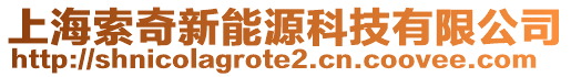 上海索奇新能源科技有限公司