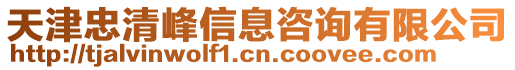 天津忠清峰信息咨詢有限公司