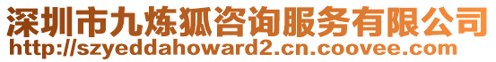 深圳市九煉狐咨詢服務(wù)有限公司