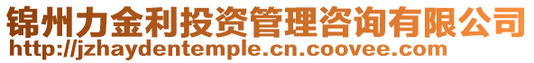 錦州力金利投資管理咨詢有限公司