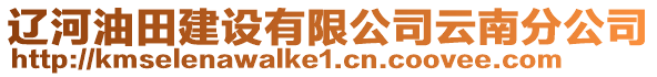 遼河油田建設(shè)有限公司云南分公司