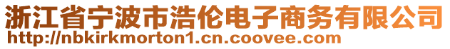 浙江省寧波市浩倫電子商務(wù)有限公司