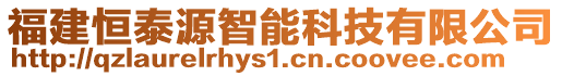 福建恒泰源智能科技有限公司