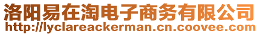 洛陽(yáng)易在淘電子商務(wù)有限公司