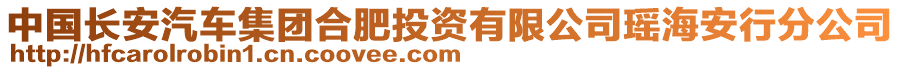 中國(guó)長(zhǎng)安汽車(chē)集團(tuán)合肥投資有限公司瑤海安行分公司