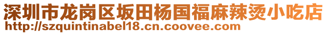 深圳市龍崗區(qū)坂田楊國福麻辣燙小吃店