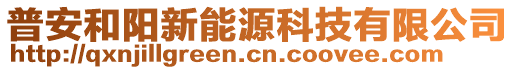 普安和陽新能源科技有限公司