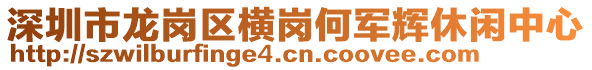 深圳市龍崗區(qū)橫崗何軍輝休閑中心