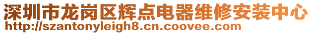 深圳市龍崗區輝點電器維修安裝中心