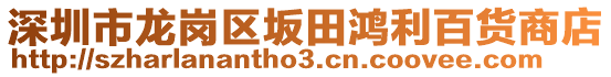 深圳市龍崗區(qū)坂田鴻利百貨商店