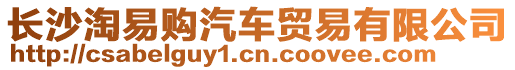 長沙淘易購汽車貿(mào)易有限公司