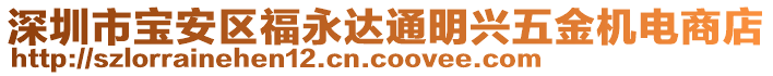 深圳市寶安區(qū)福永達(dá)通明興五金機(jī)電商店