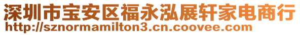 深圳市寶安區(qū)福永泓展軒家電商行