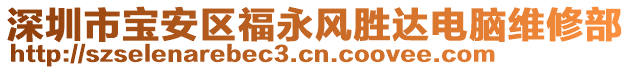 深圳市寶安區(qū)福永風(fēng)勝達(dá)電腦維修部