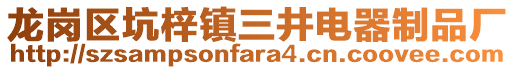 龙岗区坑梓镇三井电器制品厂