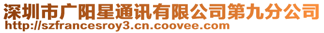 深圳市廣陽星通訊有限公司第九分公司