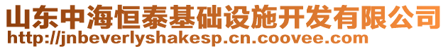 山東中海恒泰基礎(chǔ)設(shè)施開發(fā)有限公司