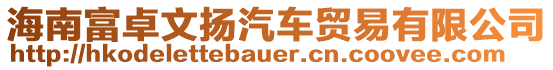 海南富卓文揚汽車貿(mào)易有限公司