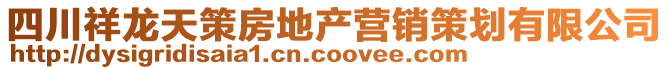 四川祥龙天策房地产营销策划有限公司