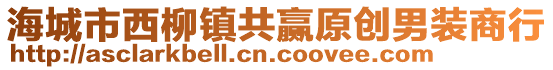 海城市西柳镇共赢原创男装商行