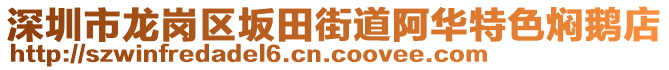 深圳市龍崗區(qū)坂田街道阿華特色燜鵝店