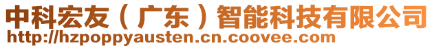 中科宏友（廣東）智能科技有限公司