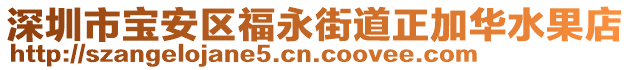 深圳市寶安區(qū)福永街道正加華水果店