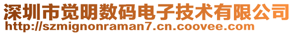 深圳市覺明數(shù)碼電子技術(shù)有限公司