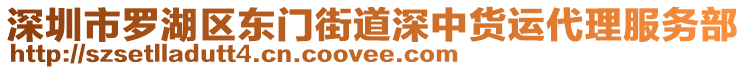 深圳市羅湖區(qū)東門街道深中貨運代理服務(wù)部