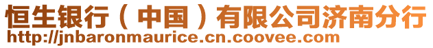 恒生銀行（中國）有限公司濟南分行