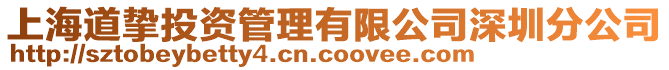 上海道摯投資管理有限公司深圳分公司