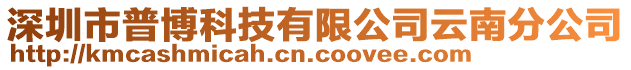 深圳市普博科技有限公司云南分公司