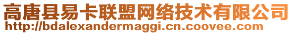 高唐縣易卡聯(lián)盟網(wǎng)絡(luò)技術(shù)有限公司