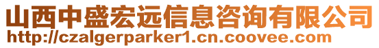 山西中盛宏遠信息咨詢有限公司