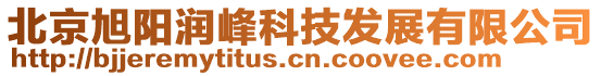 北京旭陽(yáng)潤(rùn)峰科技發(fā)展有限公司