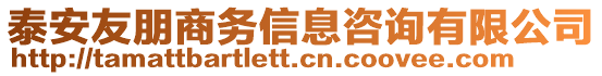 泰安友朋商務信息咨詢有限公司