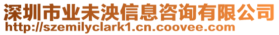 深圳市业未泱信息咨询有限公司