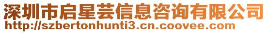 深圳市啟星蕓信息咨詢有限公司