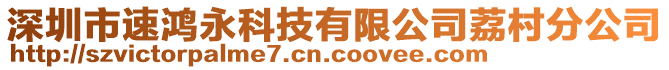 深圳市速鴻永科技有限公司荔村分公司