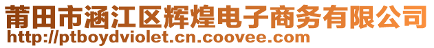 莆田市涵江區(qū)輝煌電子商務(wù)有限公司