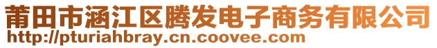 莆田市涵江區(qū)騰發(fā)電子商務(wù)有限公司