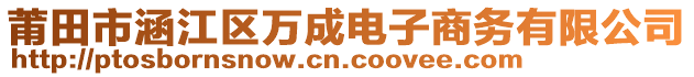 莆田市涵江區(qū)萬(wàn)成電子商務(wù)有限公司