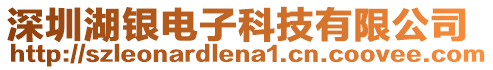 深圳湖銀電子科技有限公司