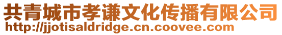 共青城市孝谦文化传播有限公司