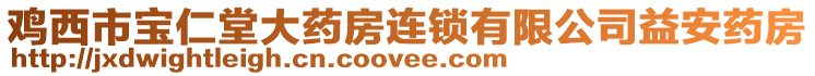 雞西市寶仁堂大藥房連鎖有限公司益安藥房