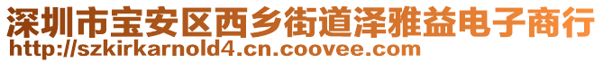 深圳市寶安區(qū)西鄉(xiāng)街道澤雅益電子商行