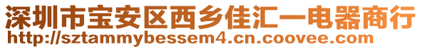 深圳市寶安區(qū)西鄉(xiāng)佳匯一電器商行