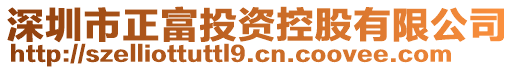 深圳市正富投資控股有限公司