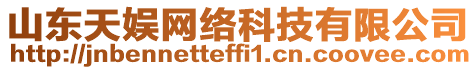 山東天娛網(wǎng)絡(luò)科技有限公司